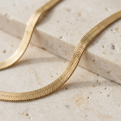 Fine chevron chain texture detail