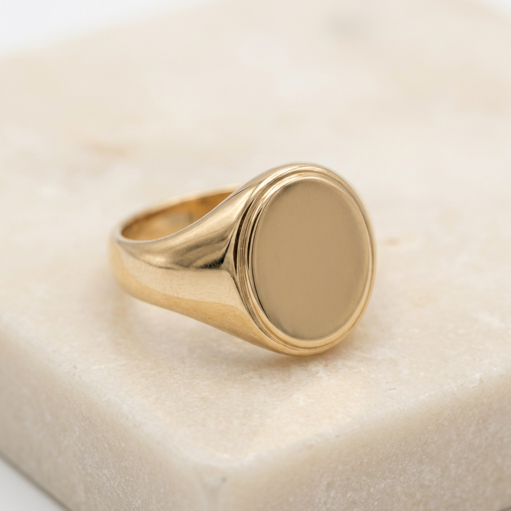 Smooth oval face and tapered shoulder detail